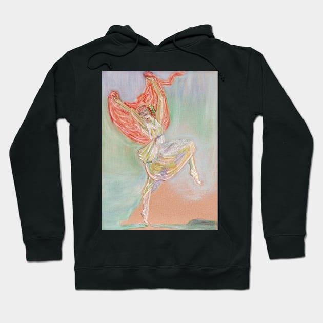 Anna Pavlova (after Sir John Lavery) Hoodie by MagsWilliamson